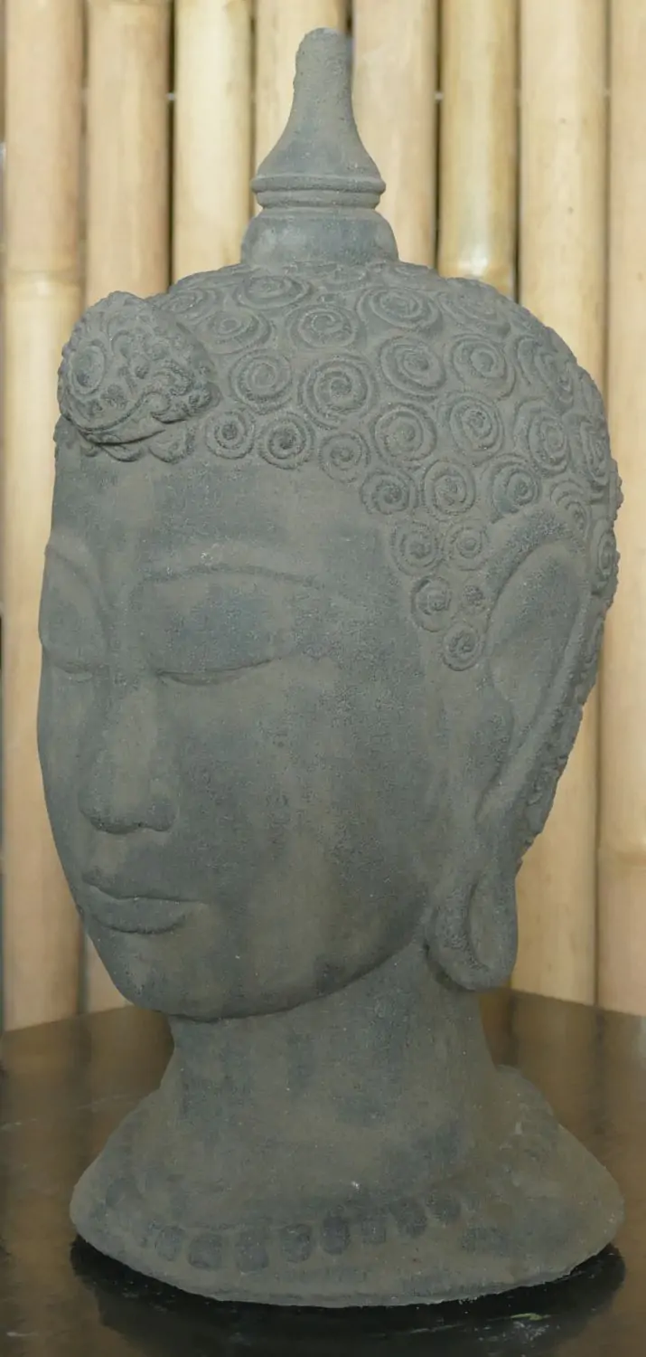  Product image 2 of the product “Thai bust, 43 cm, antique finish, cast lava stone ”
